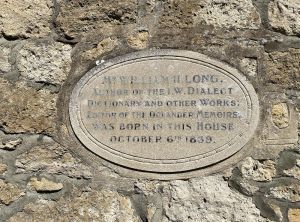 William Henry Long, birth plaque, calbourne, Isle of Wight